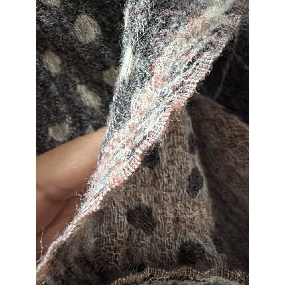 Reversible Boho Patchwork Animal Print Scarf 2m L… - image 8